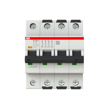 ABB M304P-D2.5 | Магнитен прекъсвач | 4P, 2.5A, крива D