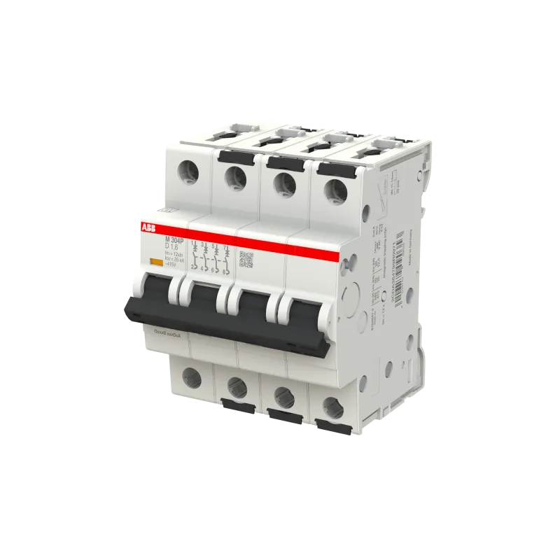 ABB M304P-D1.6 | Магнитен прекъсвач | 4P, 1.6A, крива D ABB M304P-D1.6 | Магнитен прекъсвач | 4P, 1.6A, крива D