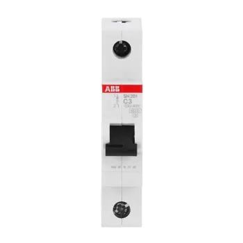 ABB SH201-C3 | Автоматичен прекъсвач | 1P, 3A, крива C, 6kA