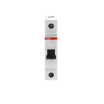 ABB SH201-C4 | Автоматичен прекъсвач | 1P, 4A, крива C, 6kA