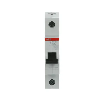 ABB SH201-C10 | Автоматичен прекъсвач | 1P, 10A, крива C, 6kA