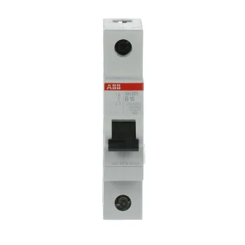 ABB SH201-B16 | Автоматичен прекъсвач | 1P, 16A, крива B, 6kA