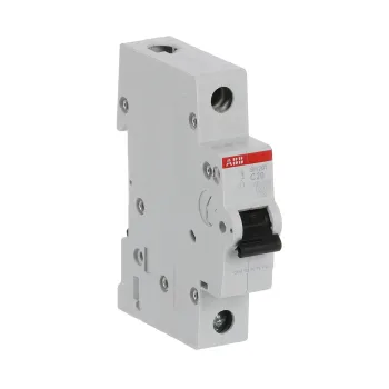 ABB SH201-C20 | Автоматичен прекъсвач | 1P, 20A, крива C, 6kA