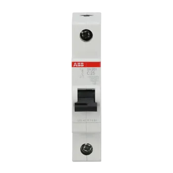 ABB SH201-C25 | Автоматичен прекъсвач | 1P, 25A, крива C, 6kA