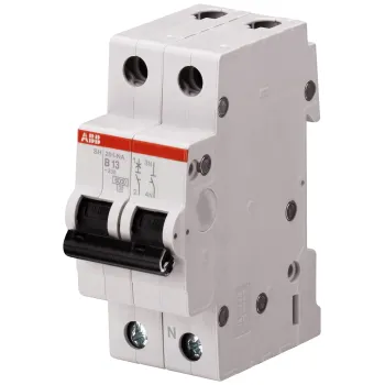 ABB SH201-B16NA | Автоматичен прекъсвач | 1P+N, 16A, крива B, 6kA