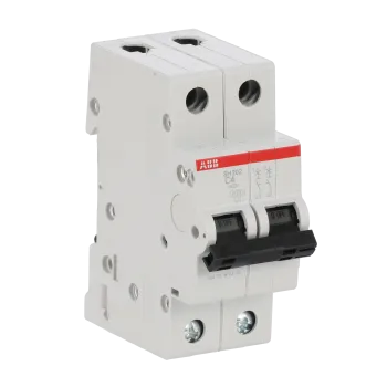 ABB SH202-C4 | Автоматичен прекъсвач | 2P, 4A, крива C