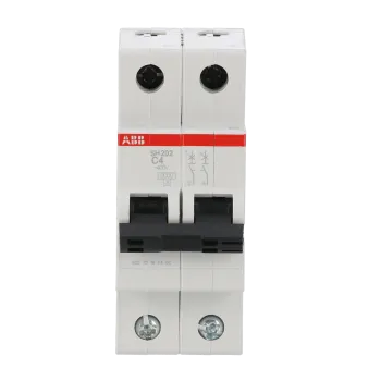 ABB SH202-C4 | Автоматичен прекъсвач | 2P, 4A, крива C