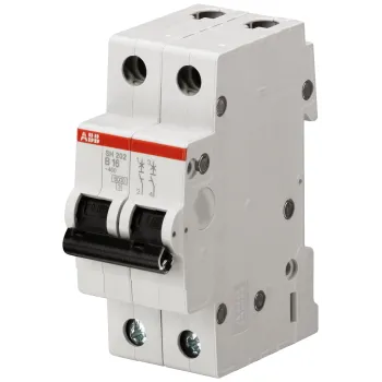 ABB SH202-B6 | Автоматичен прекъсвач | 2P, 6A, крива B