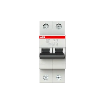 ABB SH202-C25 | Автоматичен прекъсвач | 2P, 25A, крива C