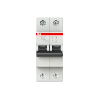 ABB SH202-C50 | Автоматичен прекъсвач | 2P, 50A, крива C