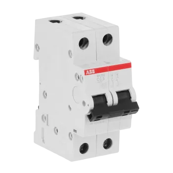 ABB SH202-C0.5 | Автоматичен прекъсвач | 2P, 0.5A, крива C