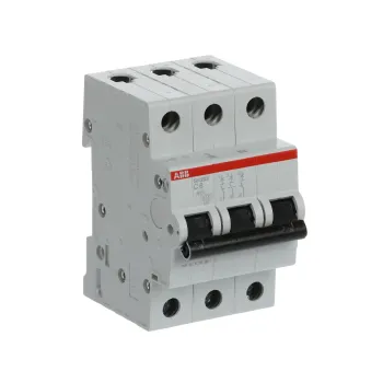 ABB SH203-C6 | Автоматичен прекъсвач | 3P, 6A, крива C ABB SH203-C6 | Автоматичен прекъсвач | 3P, 6A, крива C
