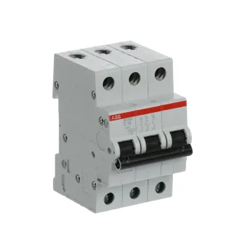 ABB SH203-C10 | Автоматичен прекъсвач | 3P, 10A, крива C ABB SH203-C10 | Автоматичен прекъсвач | 3P, 10A, крива C