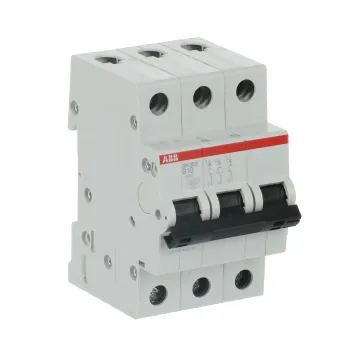 ABB SH203-B10 | Автоматичен прекъсвач | 3P, 10A, крива B ABB SH203-B10 | Автоматичен прекъсвач | 3P, 10A, крива B