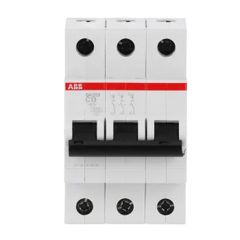 ABB SH203-C13 | Автоматичен прекъсвач | 3P, 13A, крива C