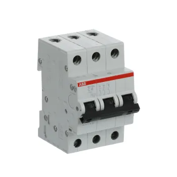 ABB SH203-C16 | Автоматичен прекъсвач | 3P, 16A, крива C ABB SH203-C16 | Автоматичен прекъсвач | 3P, 16A, крива C