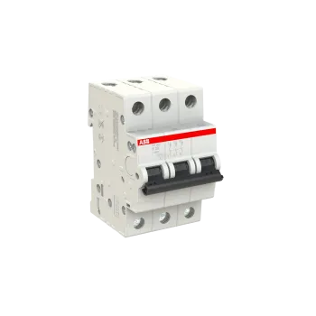 ABB SH203-B20 | Автоматичен прекъсвач | 3P, 20A, крива B ABB SH203-B20 | Автоматичен прекъсвач | 3P, 20A, крива B