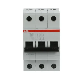 ABB SH203-C32 | Автоматичен прекъсвач | 3P, 32A, крива C