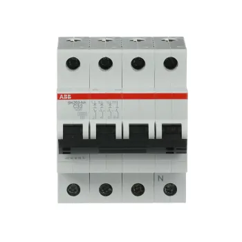 ABB SH203-C32NA | Автоматичен прекъсвач | 3P+N, 32A, крива C