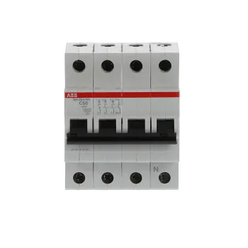 ABB SH203-C50NA | Автоматичен прекъсвач | 3P+N, 50A, крива C