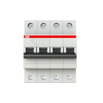 ABB SH204-B10 | Автоматичен прекъсвач | 4P, 10A, крива B