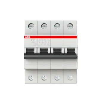 ABB SH204-B25 | Автоматичен прекъсвач | 4P, 25A, крива B