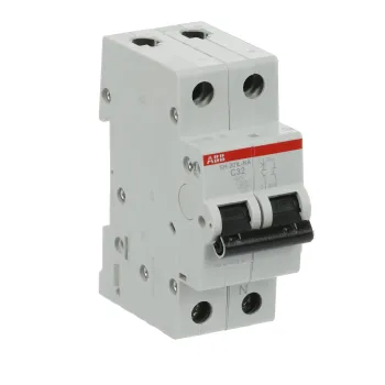 ABB SH201L-C32NA | Автоматичен прекъсвач | 1P+N, 32A, крива C, 4.5kA
