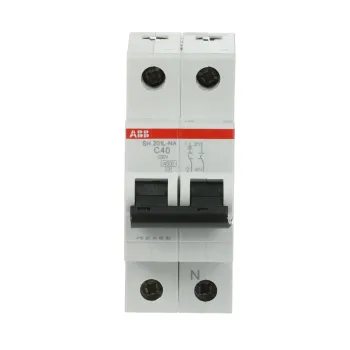 ABB SH201L-C40NA | Автоматичен прекъсвач | 1P+N, 40A, крива C, 4.5kA