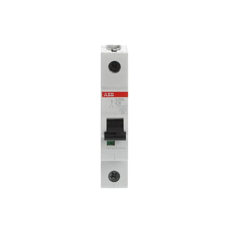 ABB S201L-C6 | Автоматичен прекъсвач | 1P, 6A, крива C, 4.5kA