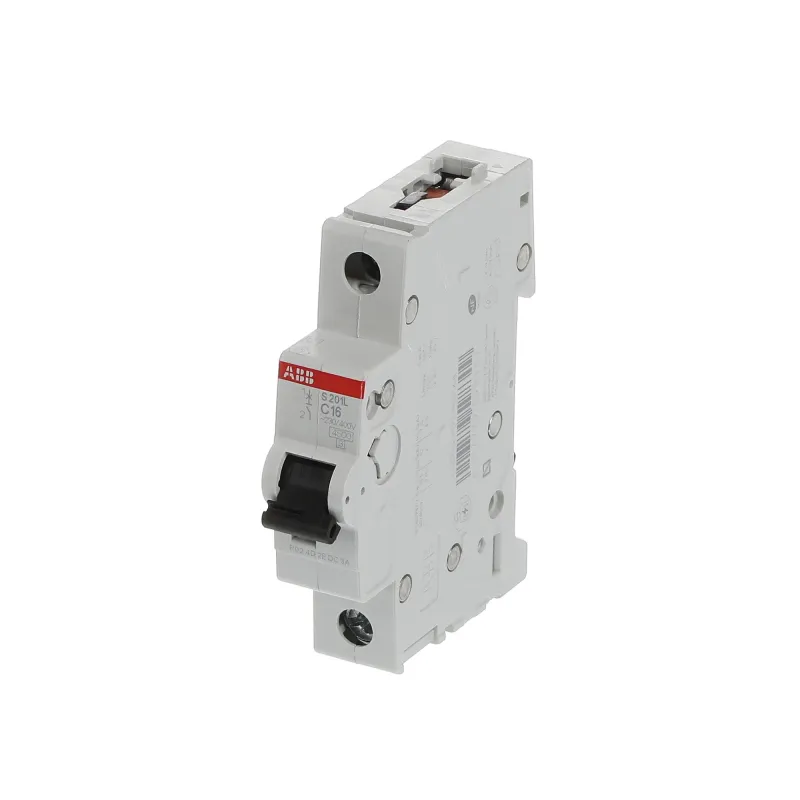 ABB S201L-C16 | Автоматичен прекъсвач | 1P, 16A, крива C, 4.5kA