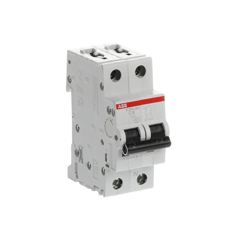 ABB S201L-C6NA | Автоматичен прекъсвач | 1P+N, 6A, крива C, 4.5kA ABB S201L-C6NA | Автоматичен прекъсвач | 1P+N, 6A, крива C, 4.5kA