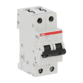 ABB S201L-C8NA | Автоматичен прекъсвач | 1P+N, 8A, крива C, 4.5kA