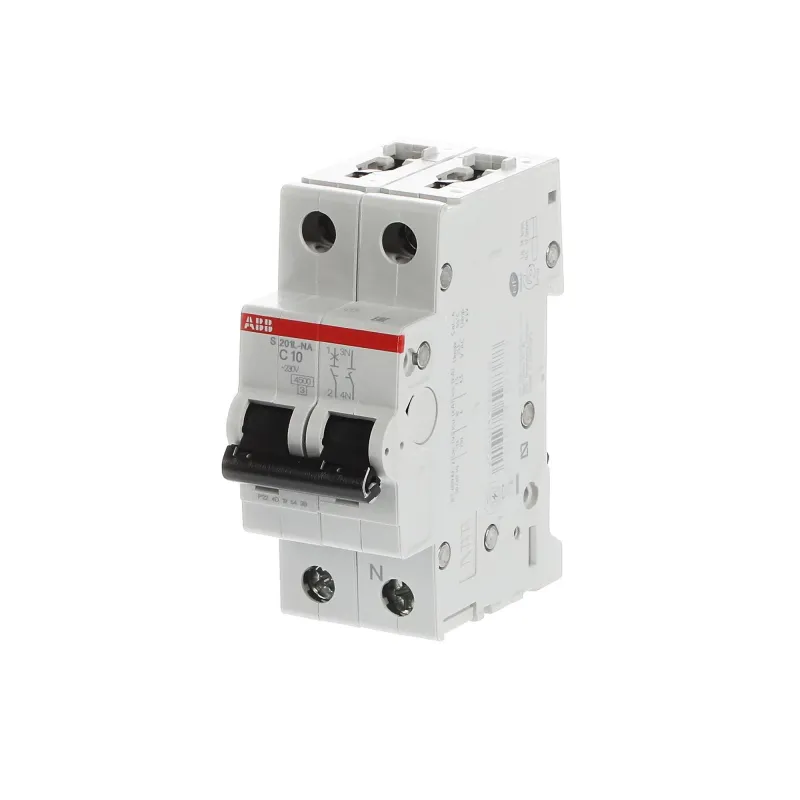 ABB S201L-C10NA | Автоматичен прекъсвач | 1P+N, 10A, крива C, 4.5kA
