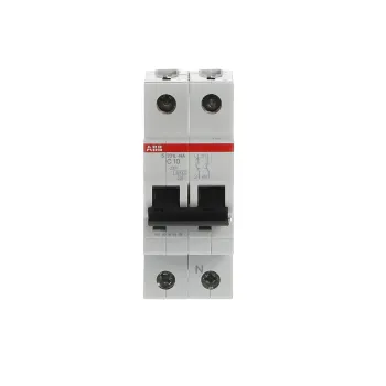 ABB S201L-C10NA | Автоматичен прекъсвач | 1P+N, 10A, крива C, 4.5kA