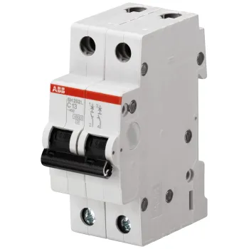 ABB SH202L-C8 | Автоматичен прекъсвач | 2P, 8A, крива C ABB SH202L-C8 | Автоматичен прекъсвач | 2P, 8A, крива C