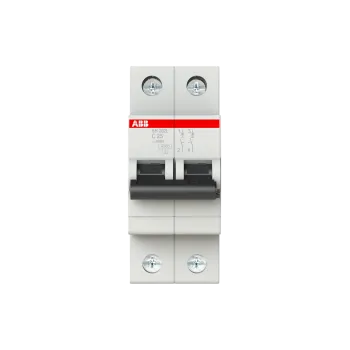 ABB SH202L-C25 | Автоматичен прекъсвач | 2P, 25A, крива C