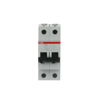 ABB S202L-C10 | Автоматичен прекъсвач | 2P, 10A, крива C, 4.5kA