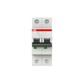 ABB S202L-C25 | Автоматичен прекъсвач | 2P, 25A, крива C, 4.5kA