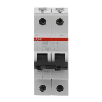 ABB S202L-C32 | Автоматичен прекъсвач | 2P, 32A, крива C, 4.5kA