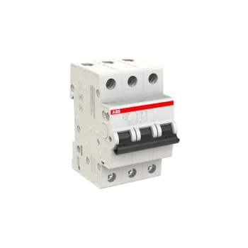 ABB SH203L-B20 | Автоматичен прекъсвач | 3P, 20A, крива B ABB SH203L-B20 | Автоматичен прекъсвач | 3P, 20A, крива B