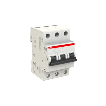 ABB SH203L-B25 | Автоматичен прекъсвач | 3P, 25A, крива B ABB SH203L-B25 | Автоматичен прекъсвач | 3P, 25A, крива B