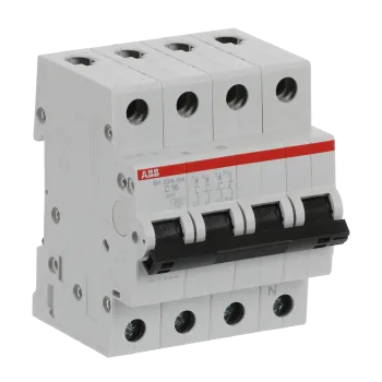 ABB SH203L-C16NA | Автоматичен прекъсвач | 3P+N, 16A, крива C ABB SH203L-C16NA | Автоматичен прекъсвач | 3P+N, 16A, крива C