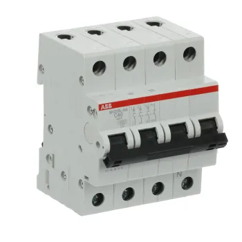 ABB SH203L-C40NA | Автоматичен прекъсвач | 3P+N, 40A, крива C ABB SH203L-C40NA | Автоматичен прекъсвач | 3P+N, 40A, крива C