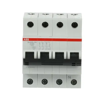 ABB SH203L-C40NA | Автоматичен прекъсвач | 3P+N, 40A, крива C