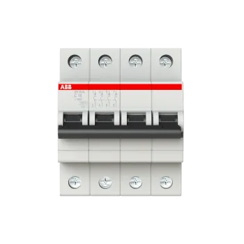 ABB SH204L-C10 | Автоматичен прекъсвач | 4P, 10A, крива C