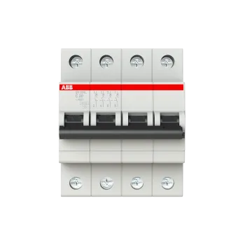 ABB SH204L-C20 | Автоматичен прекъсвач | 4P, 20A, крива C