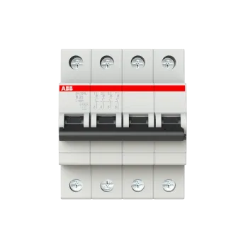 ABB SH204L-B25 | Автоматичен прекъсвач | 4P, 25A, крива B