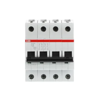 ABB S204L-C6 | Автоматичен прекъсвач | 4P, 6A, крива C