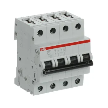 ABB S204L-C10 | Автоматичен прекъсвач | 4P, 10A, крива C ABB S204L-C10 | Автоматичен прекъсвач | 4P, 10A, крива C
