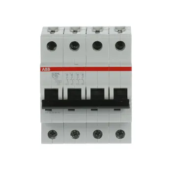 ABB S204L-C10 | Автоматичен прекъсвач | 4P, 10A, крива C